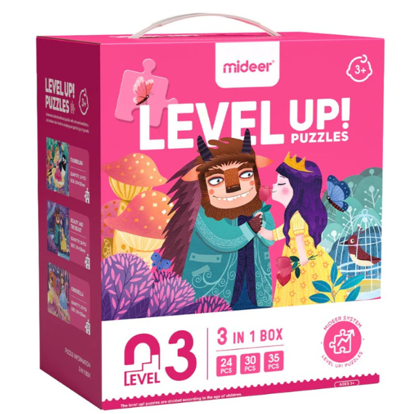 Seria de puzzle-uri „Aventurile prințeselor”, 3 în 1, nivelul 3 [3]