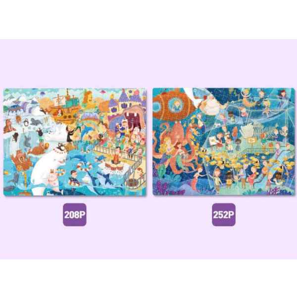 Seria de puzzle-uri „Cântecul mării”, 2 în 1, nivelul 7 [2]