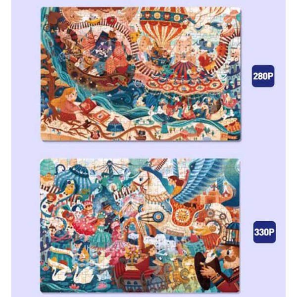 Seria de puzzle-uri „Carte magică și basm”, 2 în 1, nivelul 8 [2]