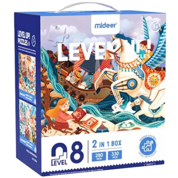 Seria de puzzle-uri „Carte magică și basm”, 2 în 1, nivelul 8 [5]