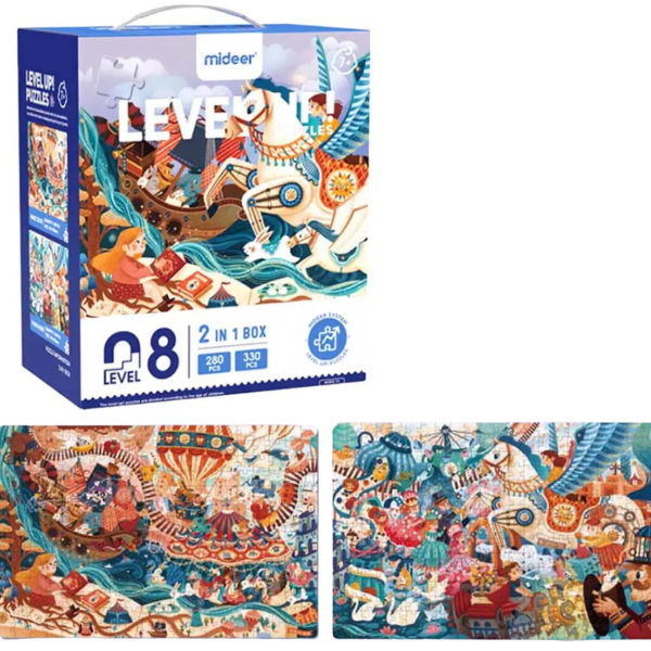 Seria de puzzle-uri „Carte magică și basm”, 2 în 1, nivelul 8 [6]