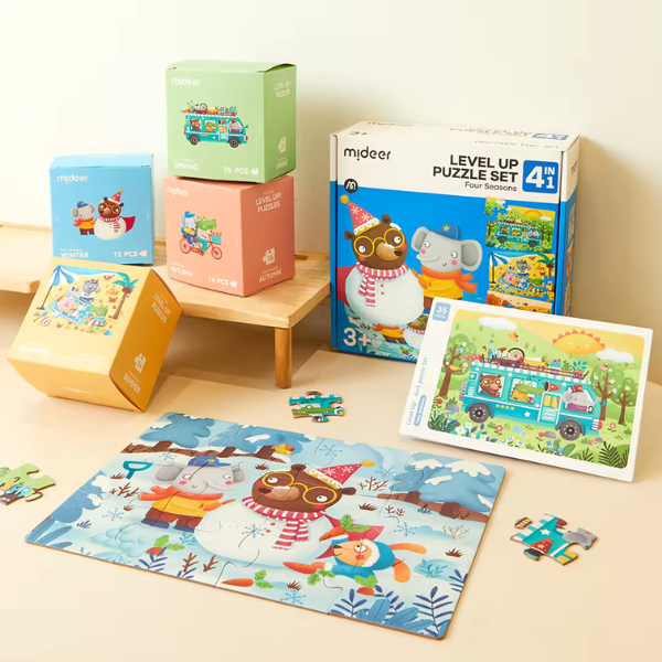 Seria de puzzle-uri „Cele Patru Anotimpuri”, 4 în 1 [6]
