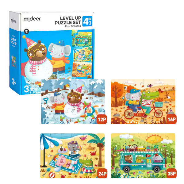 Seria de puzzle-uri „Cele Patru Anotimpuri”, 4 în 1 [1]
