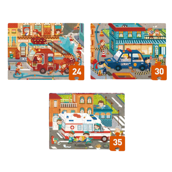 Seria de puzzle-uri „Echipa de Salvare”, 3 în 1, nivelul 3 [2]