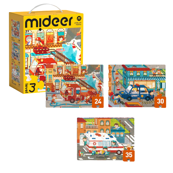 Seria de puzzle-uri „Echipa de Salvare”, 3 în 1, nivelul 3 [1]