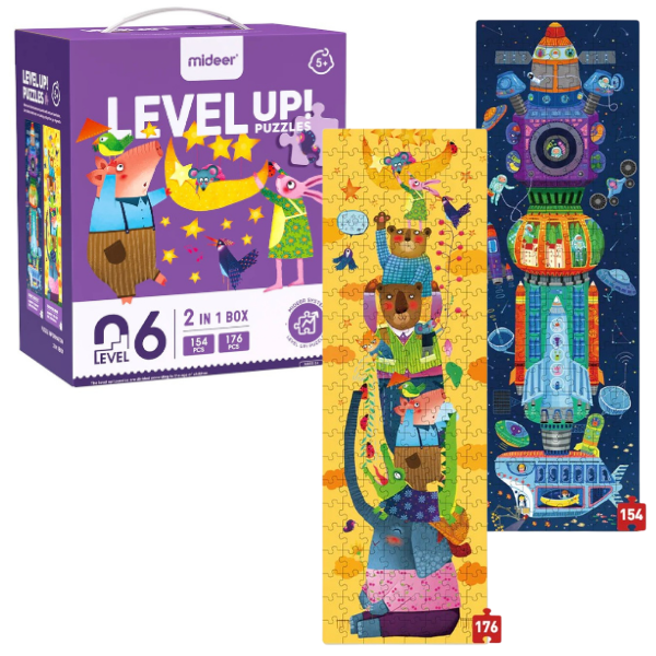 Seria de puzzle-uri „Lumea imaginaţiei”, 2 în 1, nivelul 6 [1]