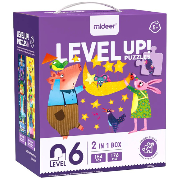 Seria de puzzle-uri „Lumea imaginaţiei”, 2 în 1, nivelul 6 [6]