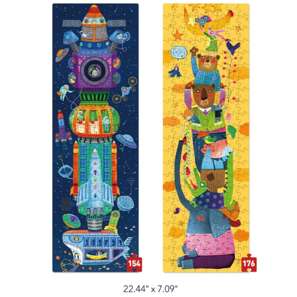 Seria de puzzle-uri „Lumea imaginaţiei”, 2 în 1, nivelul 6 [2]