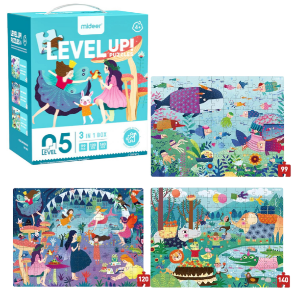 Seria de puzzle-uri „Lumea magică”, 3 în 1, nivelul 5 [8]