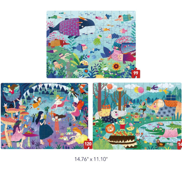 Seria de puzzle-uri „Lumea magică”, 3 în 1, nivelul 5 [2]