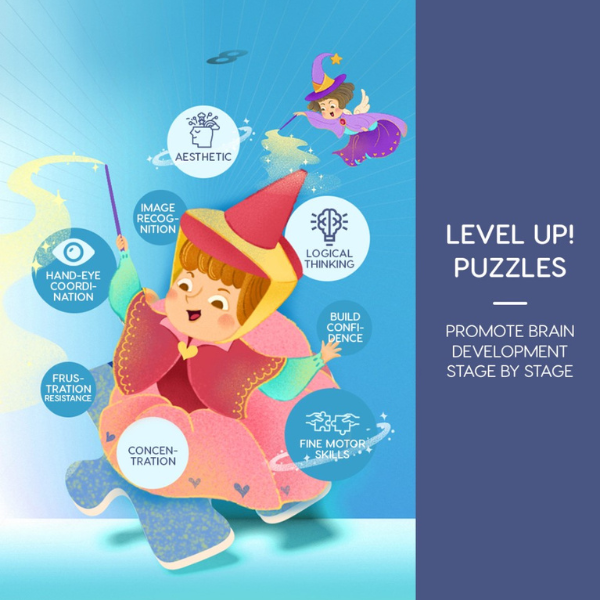 Seria de puzzle-uri „Mama și copilul”, 4 în 1, nivelul 2 [18]