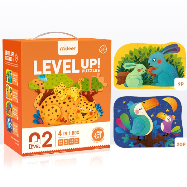 Seria de puzzle-uri „Mama și copilul”, 4 în 1, nivelul 2 [5]
