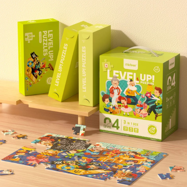 Seria de puzzle-uri „O zi din viața mea”, 3 în 1, nivelul 4 [4]