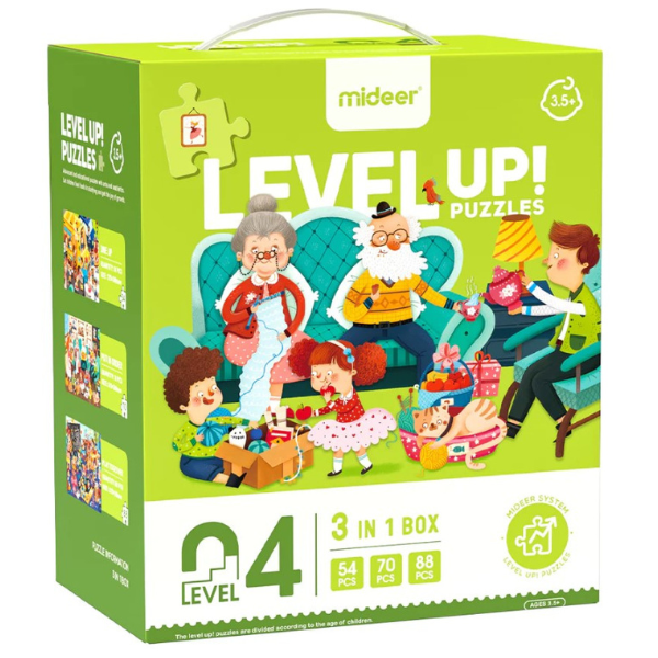 Seria de puzzle-uri „O zi din viața mea”, 3 în 1, nivelul 4 [3]