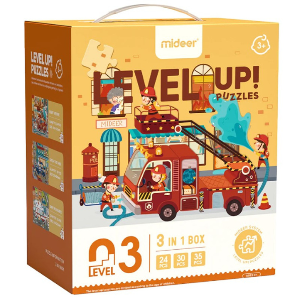 Seria de puzzle-uri „Salvatorii orașului”, 3 în 1, nivelul 3 [3]
