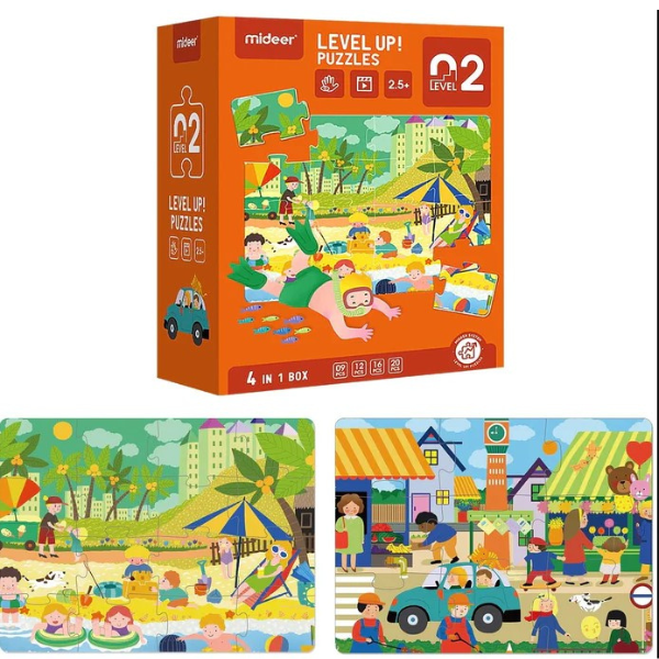 Seria de puzzle-uri „Scene din viață”, 4 în 1, nivelul 2 [6]