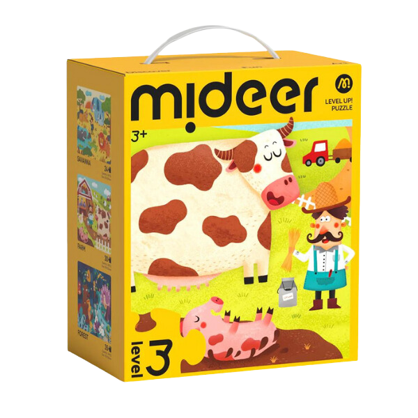 Seria de puzzle-uri „Scene din Viața Animalelor”, 3 în 1, nivelul 3 [3]