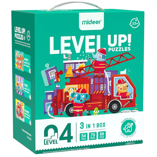 Seria de puzzle-uri „Transport”, 3 în 1, nivelul 4 [6]