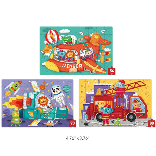 Seria de puzzle-uri „Transport”, 3 în 1, nivelul 4 [2]