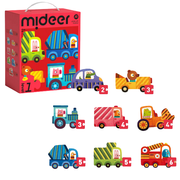 Seria de puzzle-uri „Transport”, 8 în 1, nivelul 1 [1]