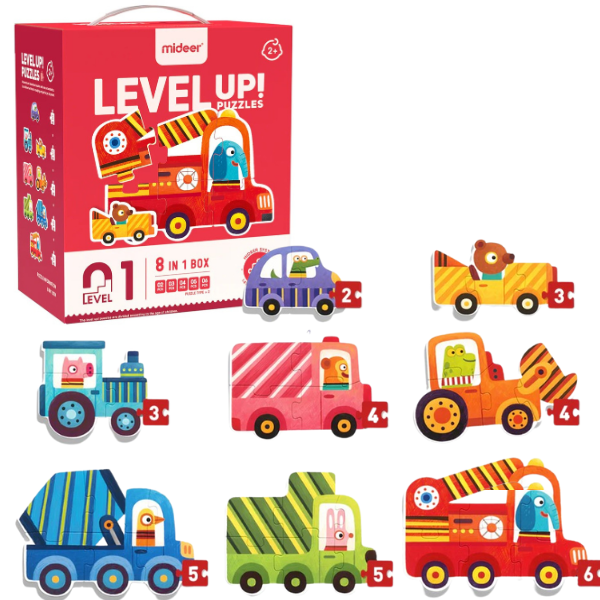 Seria de puzzle-uri „Transport”, 8 în 1, nivelul 1 [10]