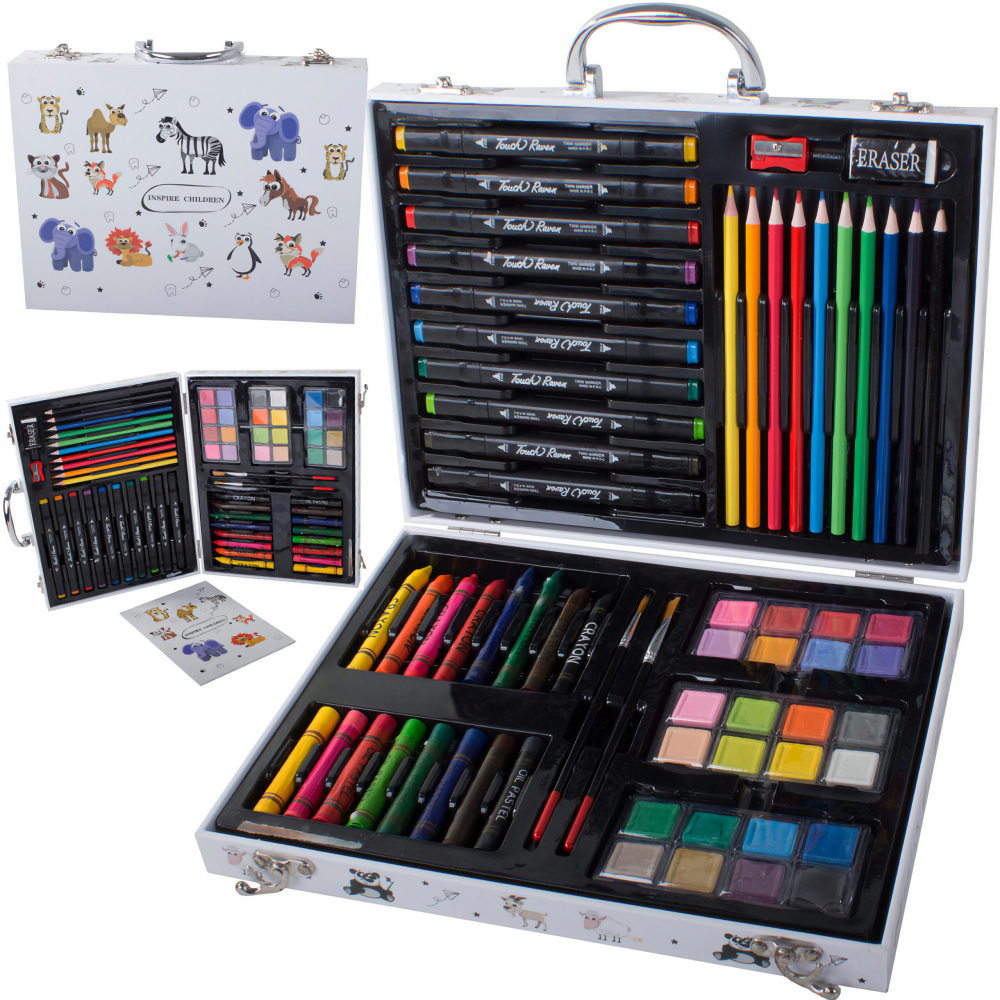 Set Complet de Pictura si Desen, Valiza Metalica [2]