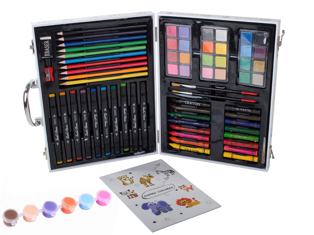 Set Complet de Pictura si Desen, Valiza Metalica [6]