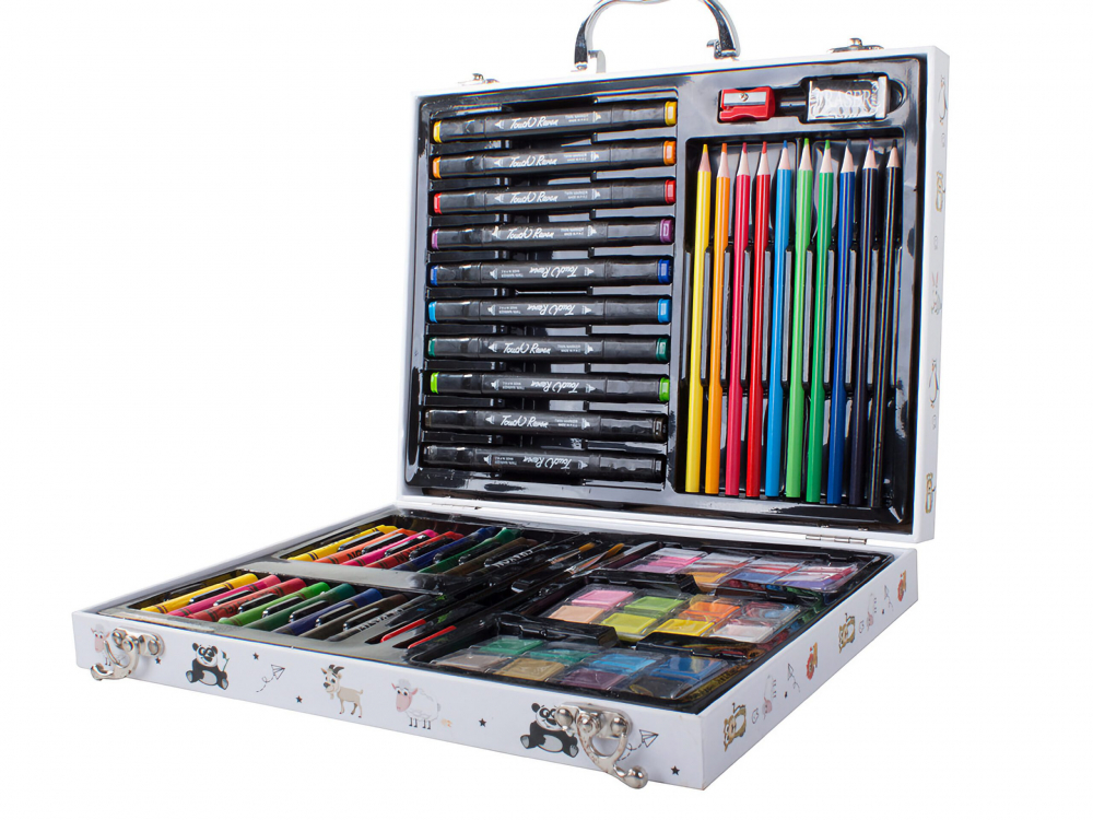 Set Complet de Pictura si Desen, Valiza Metalica [7]