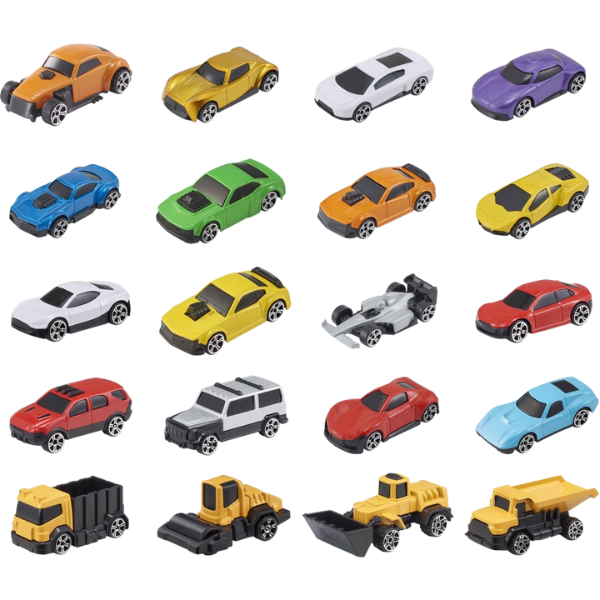 Set de 20 mașini Teamsterz Street Machines Die-Cast, în as. [2]