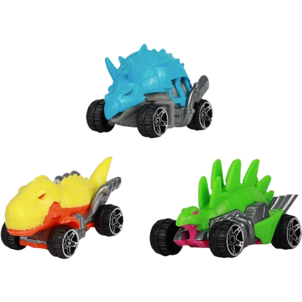 Set de 3 mașini Teamsterz Beast Machines Die-Cast, în as. [2]