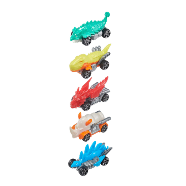 Set de 5 mașini Teamsterz Beast Machines Die-Cast, în as. [2]