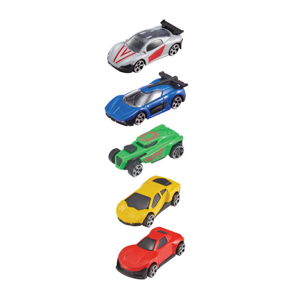Set de 5 mașini Teamsterz Street Machines Die-Cast, în as. [2]