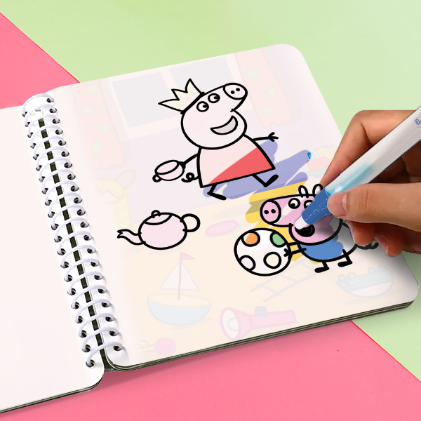 Set de colorat cu apă "Peppa", seria Peppa Pig, 8 pagini [5]