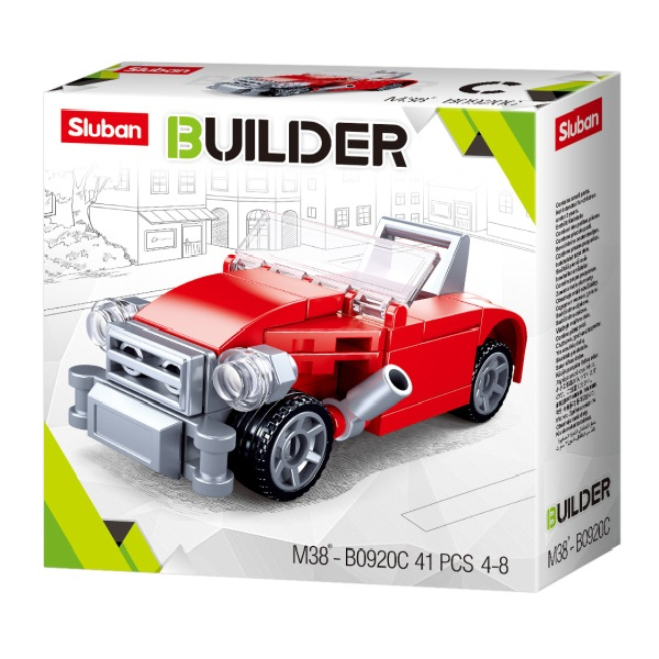 Set de construcție ”Asamblează Hotrod”, 4 modele, de la 41 pînă la 50 elem. [3]