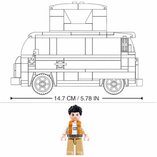 Set de construcție "Bus camping", scara 1:35, 265 elem. [6]
