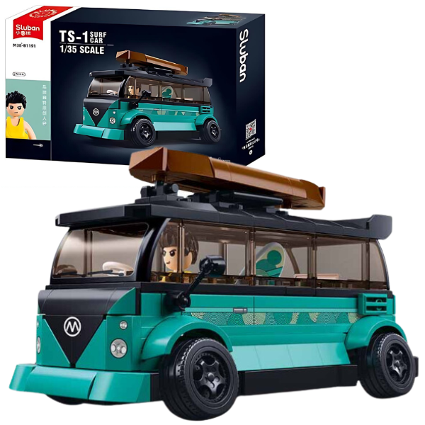 Set de construcție "Bus cu surfer", scara 1:35, 276 elem. [1]
