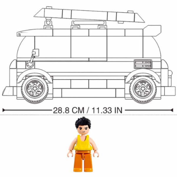 Set de construcție "Bus cu surfer", scara 1:35, 276 elem. [6]