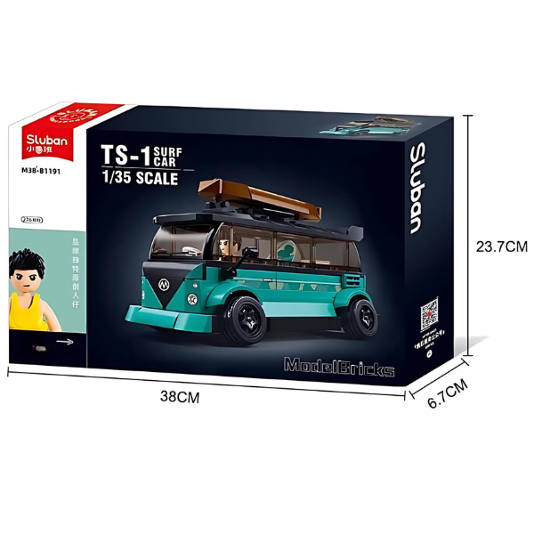 Set de construcție "Bus cu surfer", scara 1:35, 276 elem. [7]
