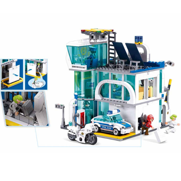Set de construcție ”Departamentul de poliție din oraș", 686 elem. [5]