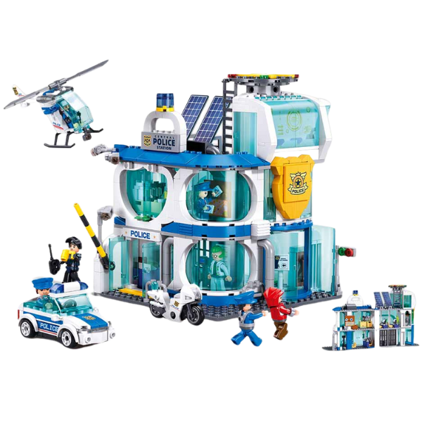 Set de construcție ”Departamentul de poliție din oraș", 686 elem. [2]