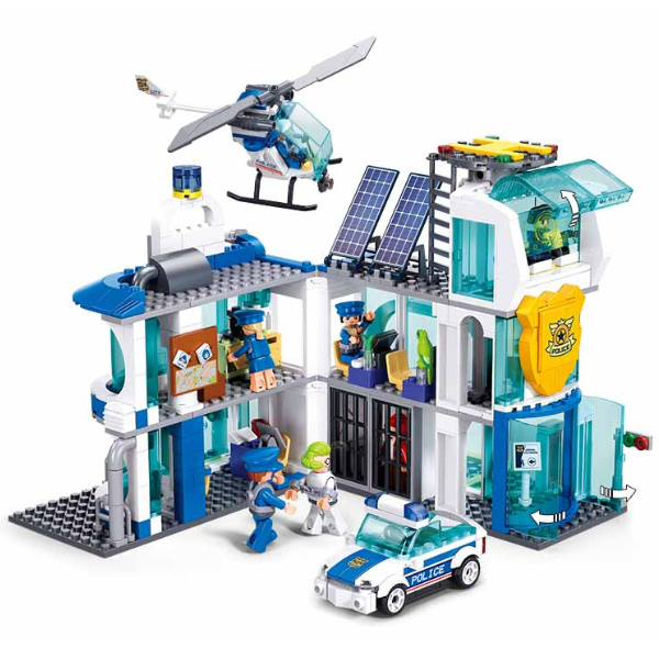 Set de construcție ”Departamentul de poliție din oraș", 686 elem. [4]