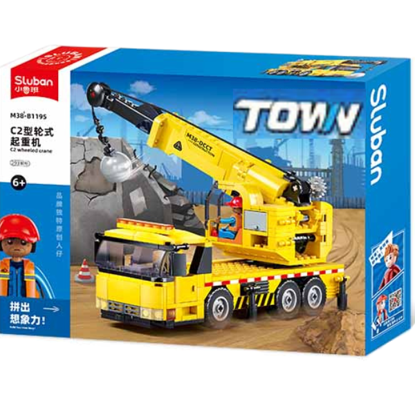 Set de construcție ”Macara pe roți”, 280 elem. [7]