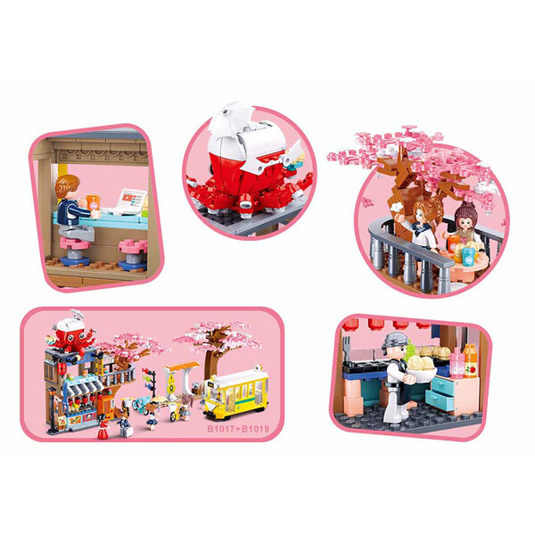 Set de construcție ”Magazinul principal Tako Yaki”, 548 elem. [6]