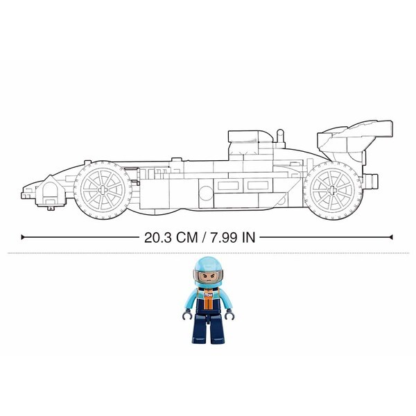 Set de construcție „Mașină de curse 1:24”, 222 elem. [6]