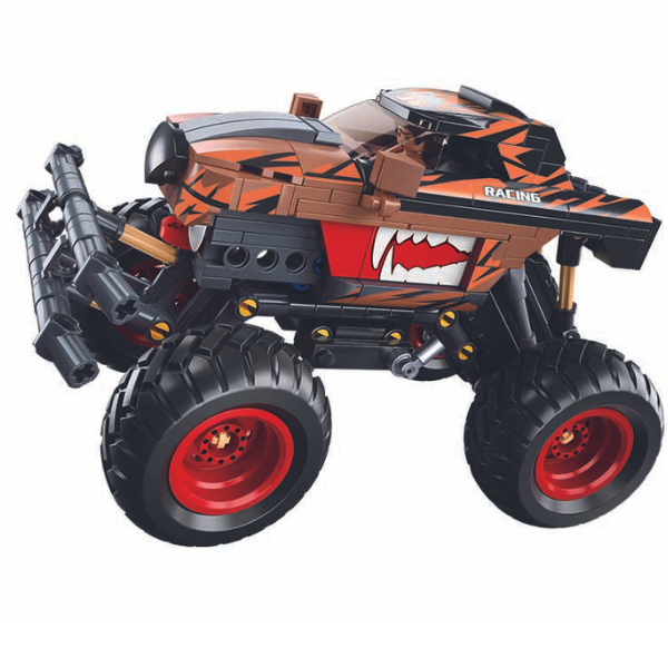 Set de construcție „Monster Truck orange-negru”, cu inerție, 264 elem. [3]