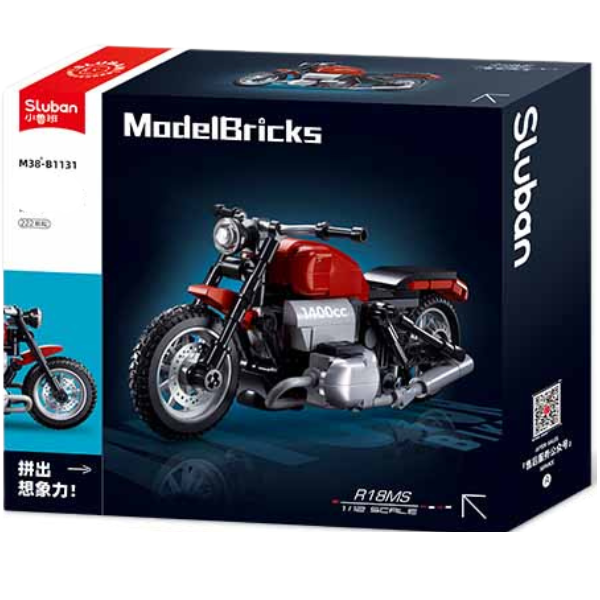 Set de construcție „Motocicleta R18MS”, scara 1:12, 222 elem. [7]