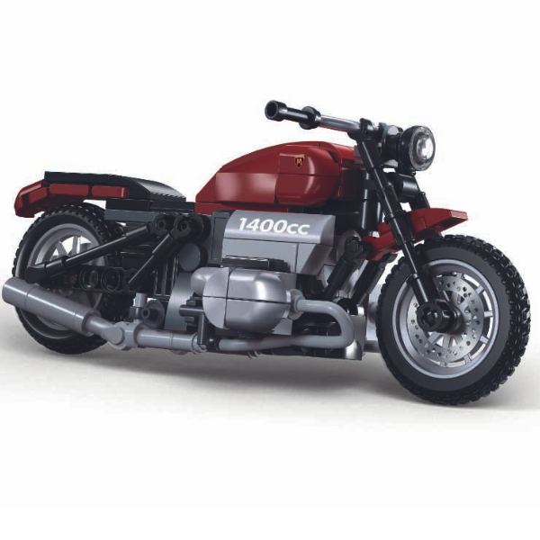 Set de construcție „Motocicleta R18MS”, scara 1:12, 222 elem. [10]