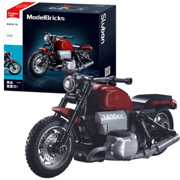 Set de construcție „Motocicleta R18MS”, scara 1:12, 222 elem. [8]