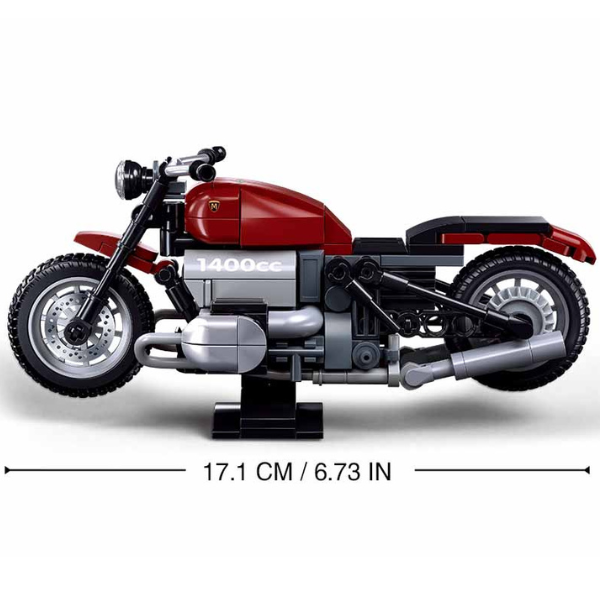 Set de construcție „Motocicleta R18MS”, scara 1:12, 222 elem. [3]