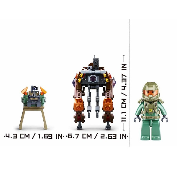 Set de construcție "Robot-Patrula", 174 elemente. [3]